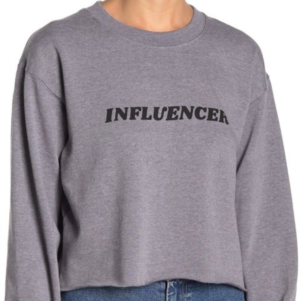 Suburban Riot Crop Sweatshirt